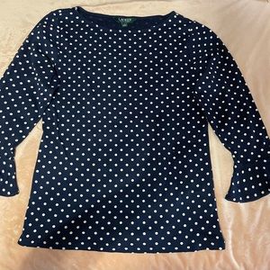 Women Ralph Lauren Top, size L, ver soft, worn once, in excellent condition